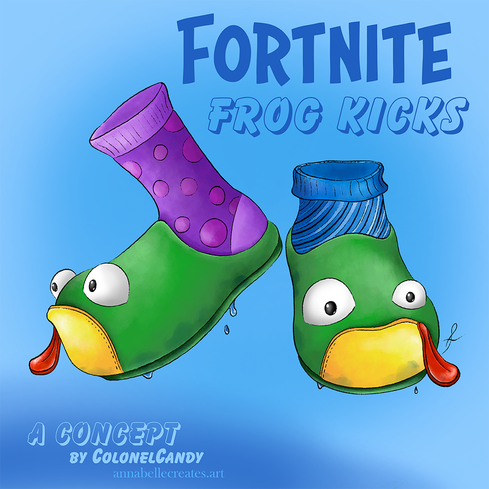 Frog kicks – a Fortnite concept